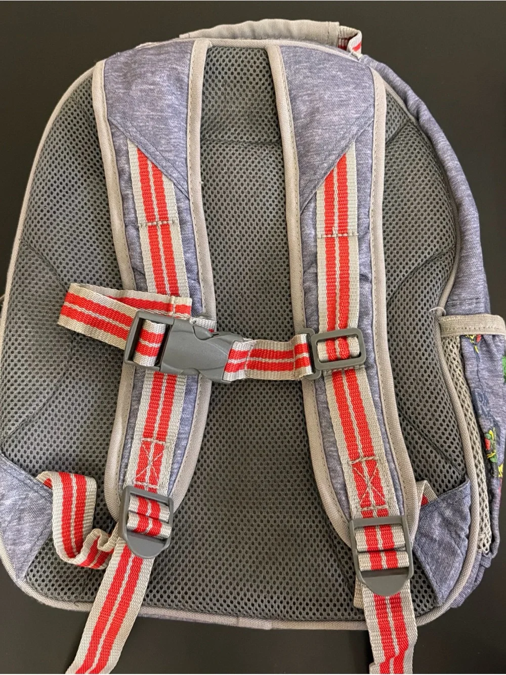 Pottery Barn Kids Backpack - Gray with Multicolor Avengers Print